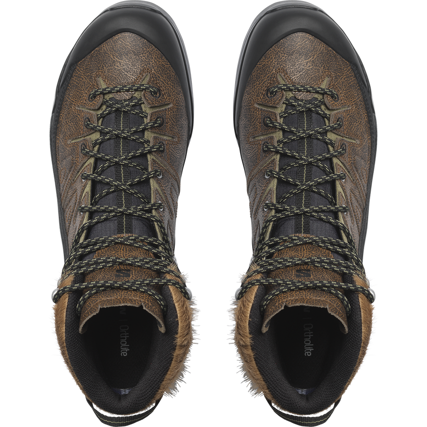 X-ALP MID DISTRESSED LEATHER GORE-TEX
