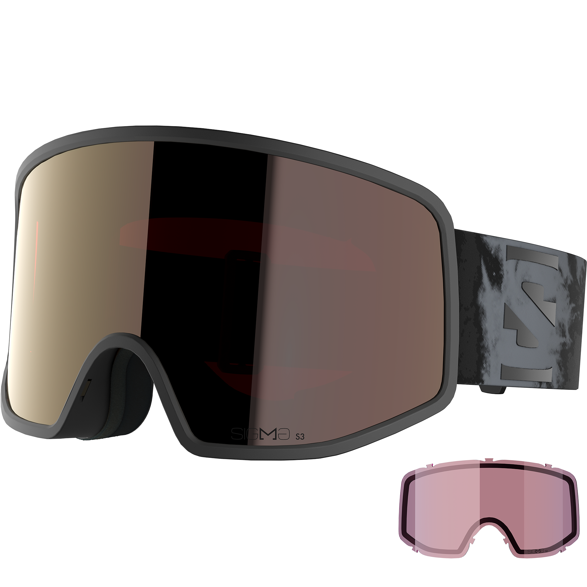 SALOMON SENTRY PRO ゴーグル ブラック SALOMON（サロモン） ゴーグル SALOMON SENTRY PRO SIGMA +1LENS