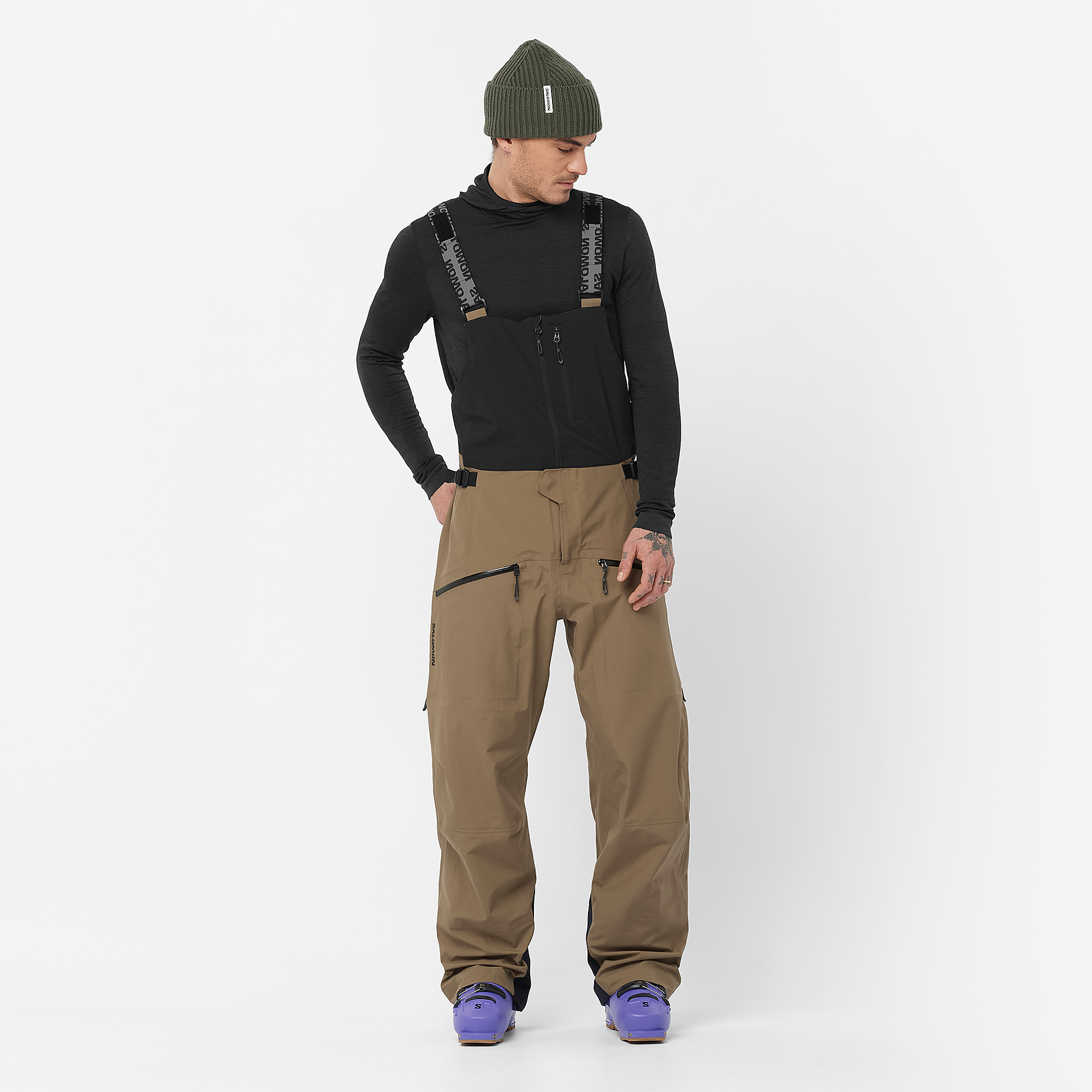 サロモン アブソリュート 3L ジャケット BIB W Lサイズ 上下セット サロモン アブソリュート 3L ジャケット BIB W Lサイズ 上下セット