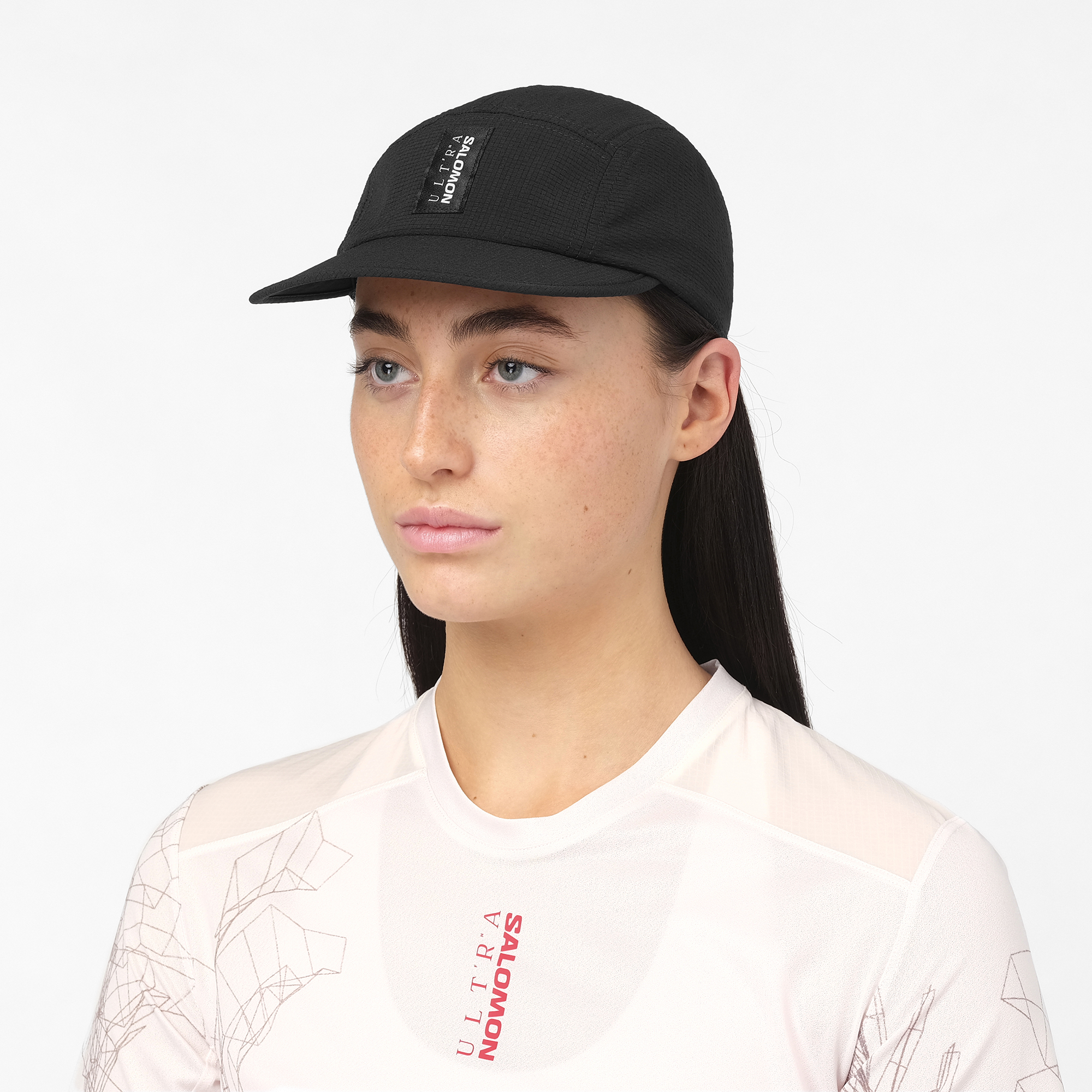 SALOMON S/LAB ULTRA SUMMER キャップ　ブラック　フリー S/LAB S/LAB Salomon Ultra Summer Cap Deep Black [エスラボ][SALOMON