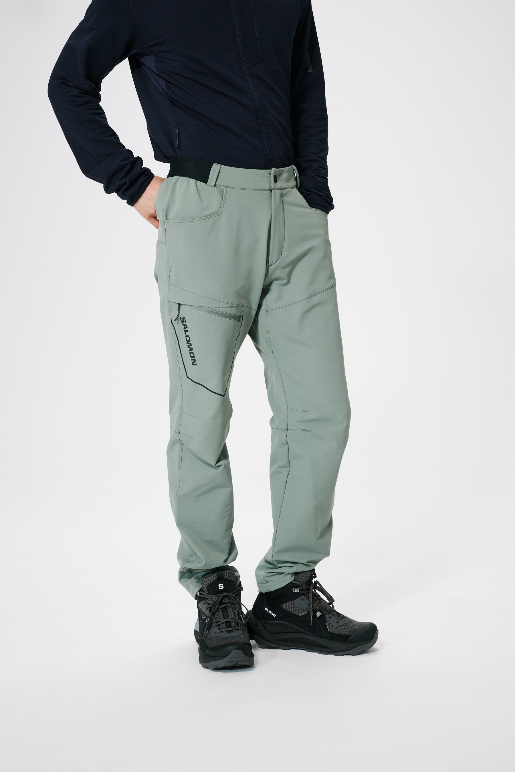 【最大P15%! 4/1迄】 NEW! SALOMON サロモン メンズ ウェイフェアラーウォームパンツ/WAYFARER Warm PANTS M... 48/R LW