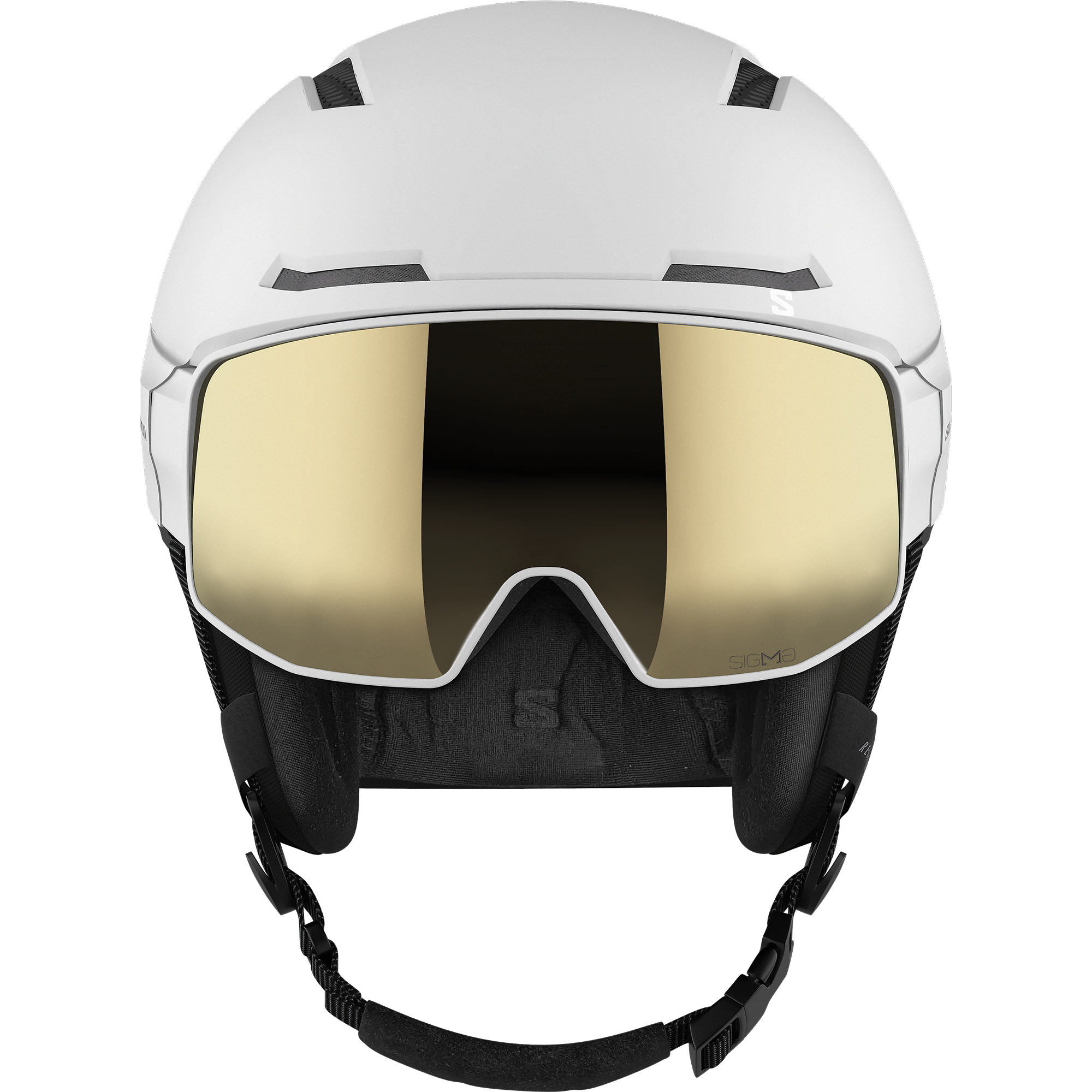 【全国無料】ゴーグル付きヘルメット　SALOMON Ｍサイズ56〜59センチ スキー