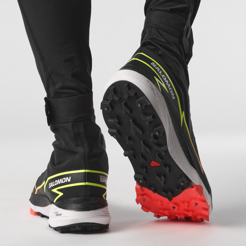 SALOMON スノーボード ブラック/イエロー WINTER CROSS SPIKE SALOMON スノーボード ブラック/イエロー WINTER CROSS SPIKE