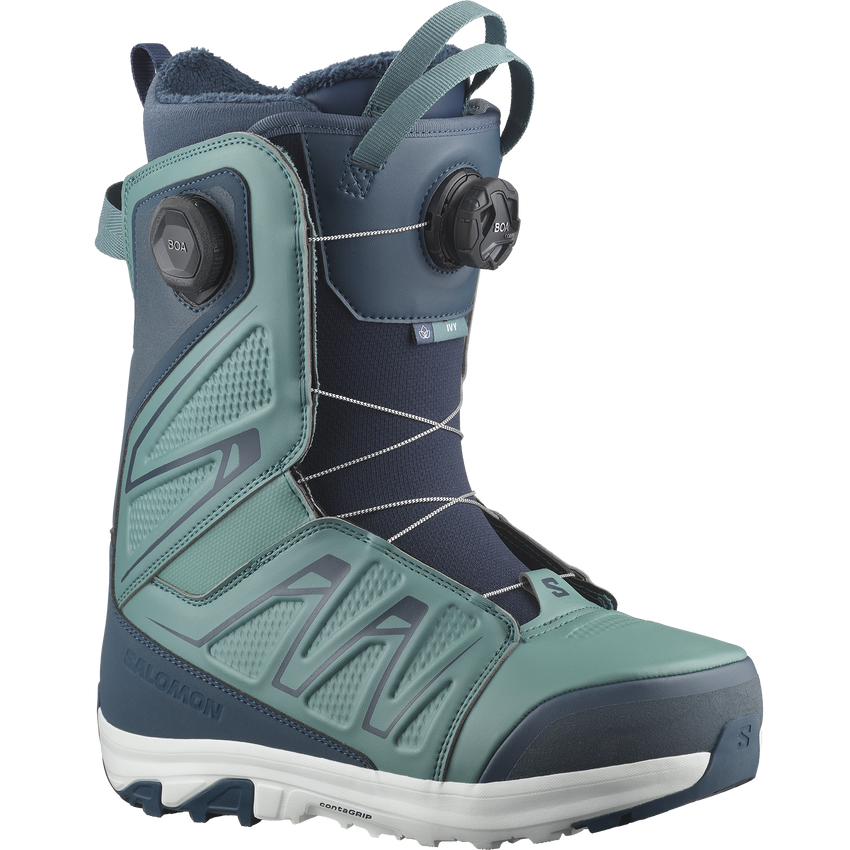 ほぼ新品】SALOMON IVY スノーブーツ23.5 ブラック×オレンジ ほぼ新品】SALOMON IVY スノーブーツ23.5 ブラック×オレンジ