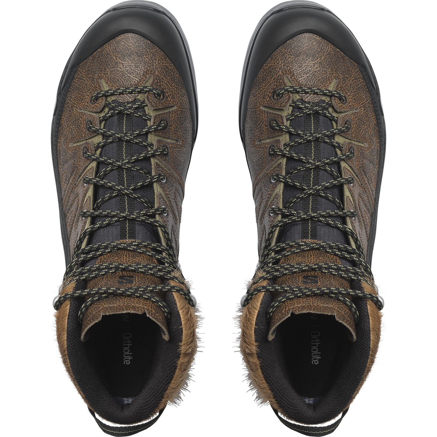 X-ALP MID DISTRESSED LEATHER GORE-TEX