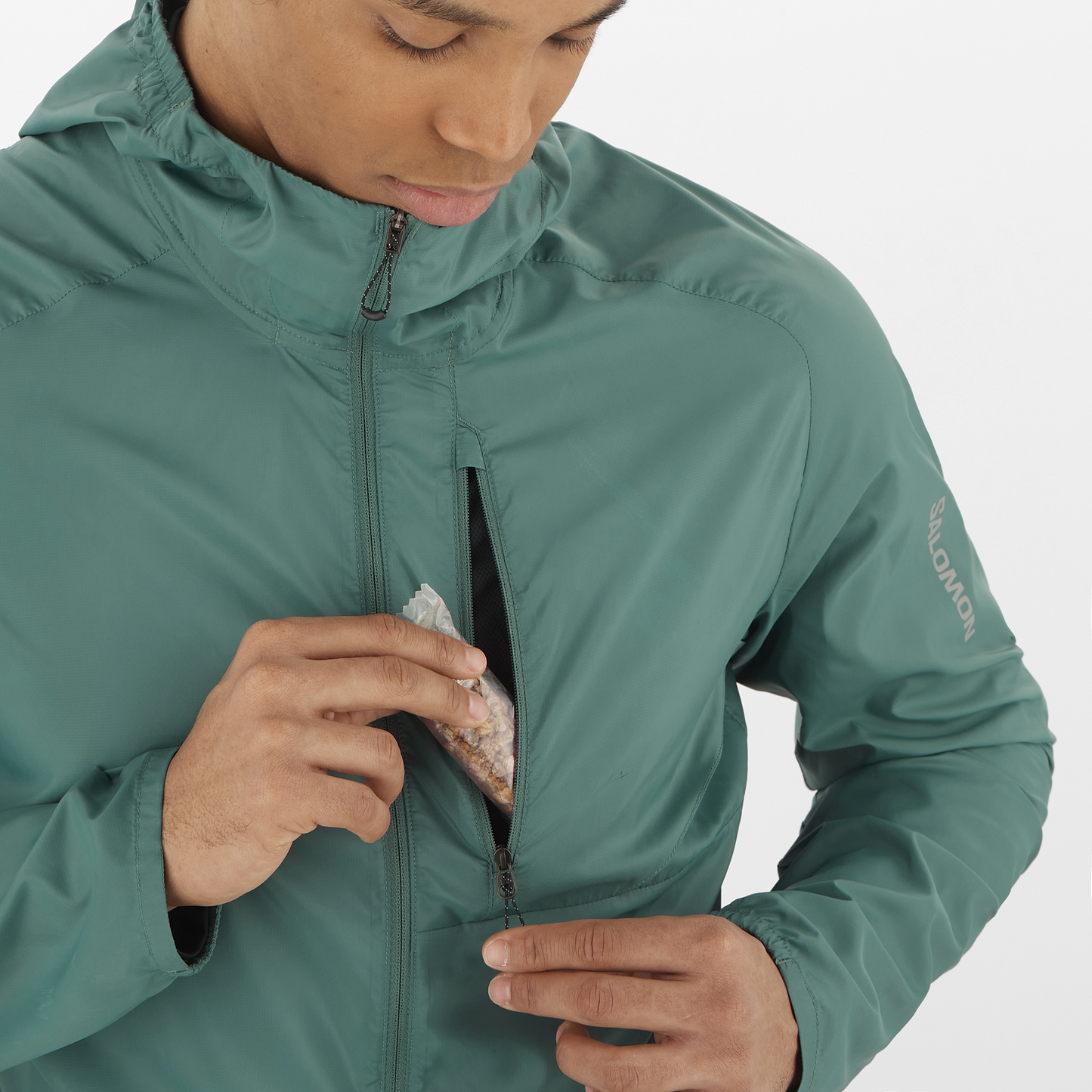 【SALOMON】メンズ ウィンドブレーカー アウトドア ランニング 登山
