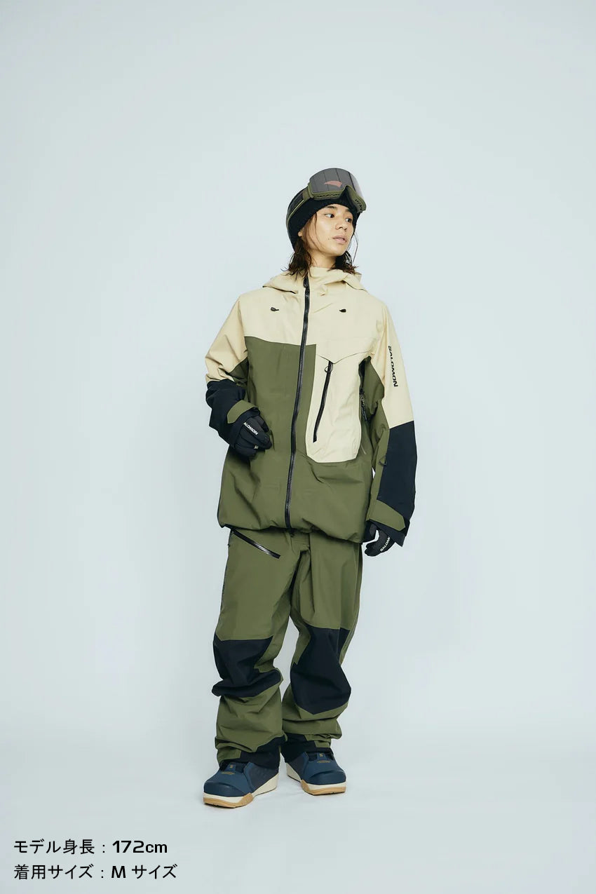 サロモン MOON PATROL GORE-TEX メンズシェルパンツ サイズS SALOMON（サロモン） 24-25 SALOMON MOON PATROL GORE-TEX BIB ムーン