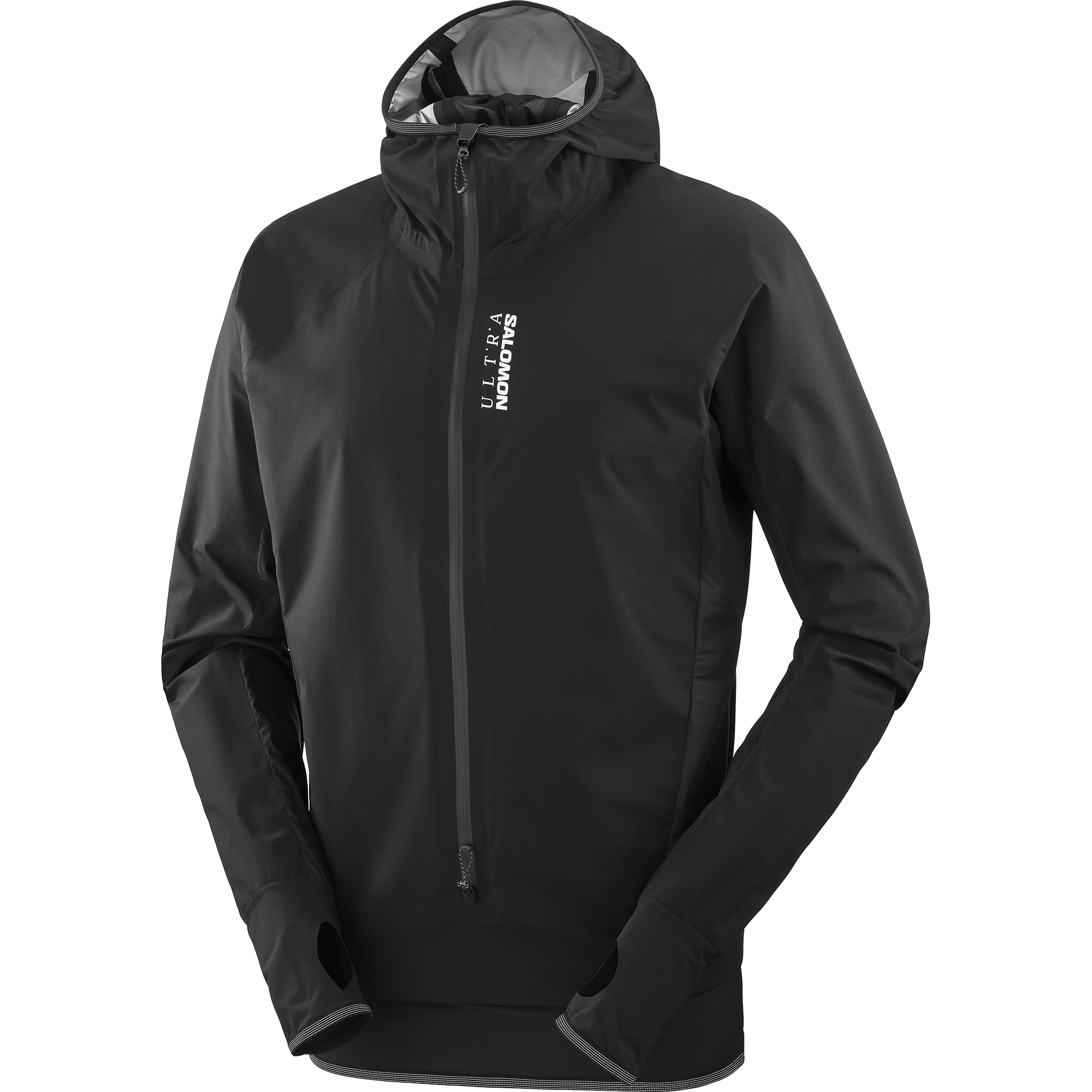 SALOMON ランニングジャケットsizeS (日本サイズM)黒 ロード SALOMON ランニングジャケットsizeS (日本サイズM)黒 ロード