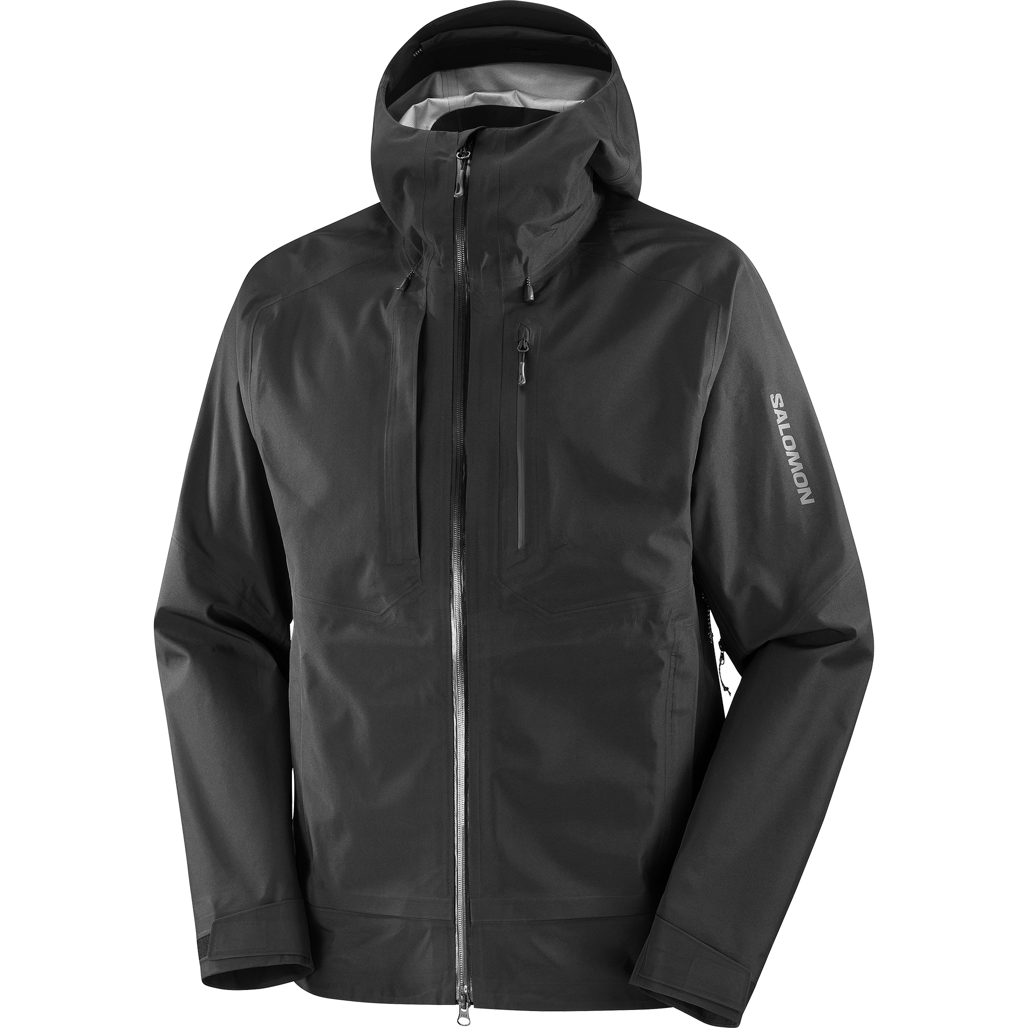【J】 サロモン ゴアテックス ジャケット Lサイズ ブラックブランドロゴ J】 サロモン ゴアテックス ジャケット Lサイズ ブラックブランドロゴ