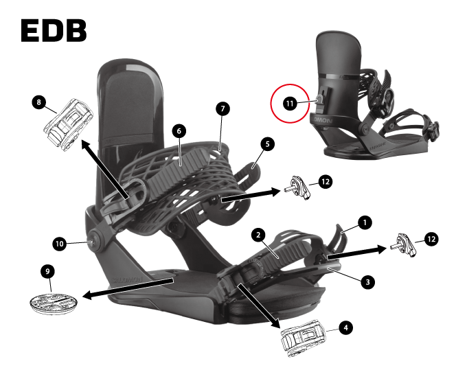 2 HIGH BACK BLOCK ADJUSTER KIT