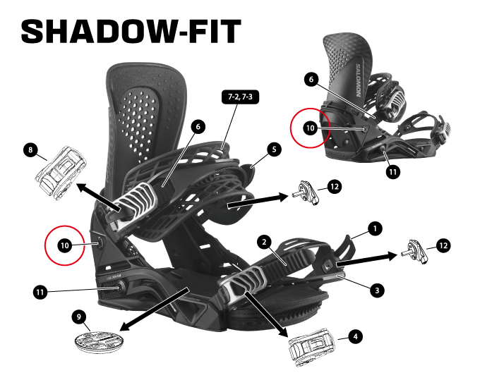 SHADOW ANKLE STRAP HARDWARE